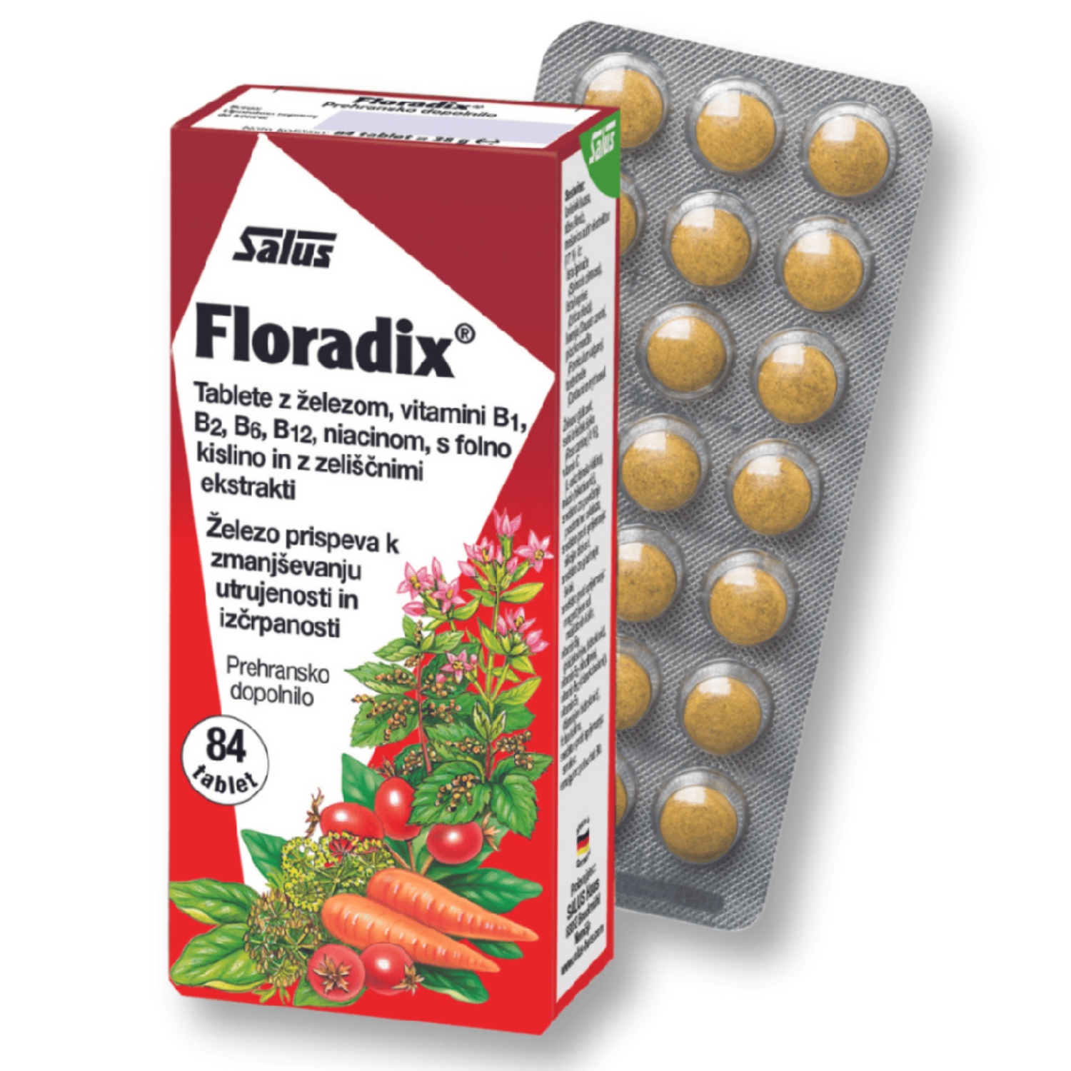 Floradix, tablete (84 tablet)