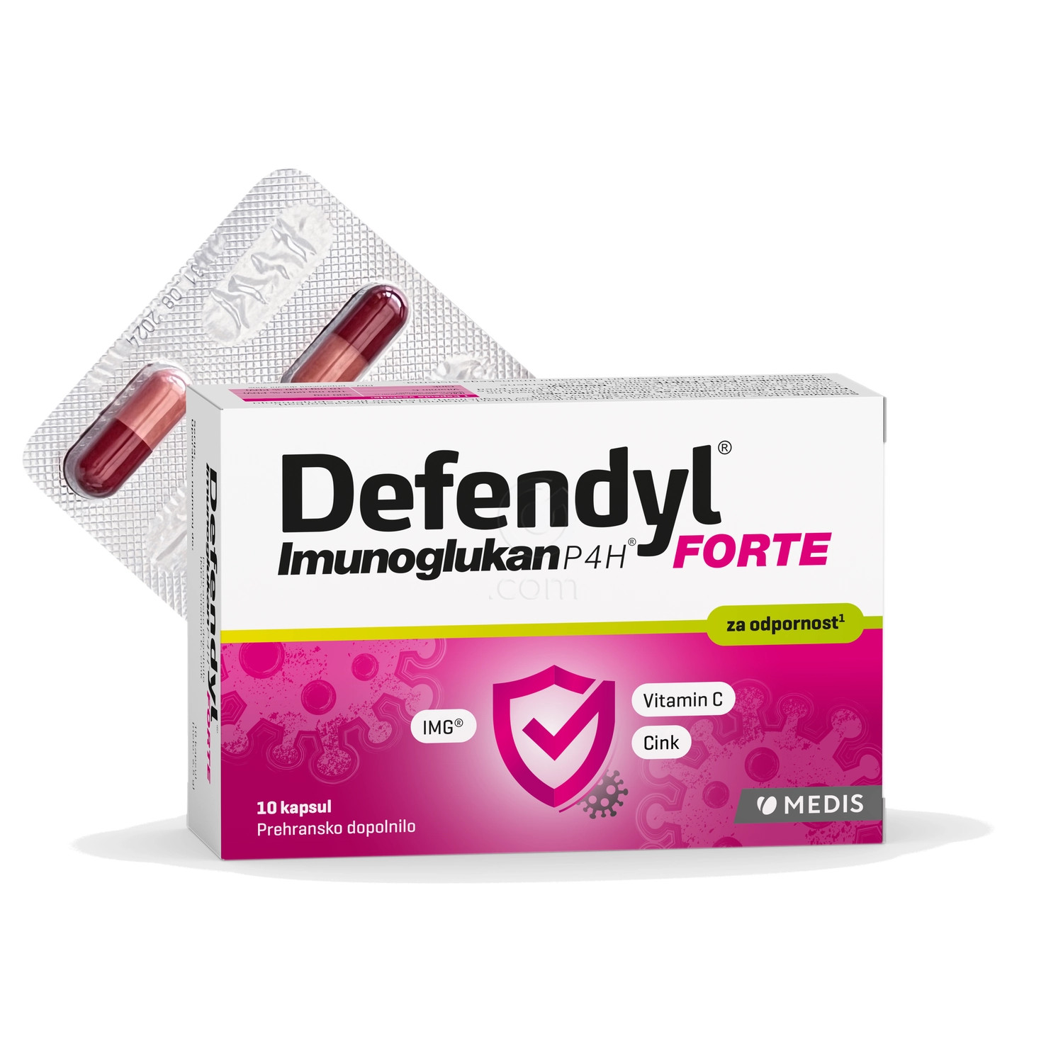 Defendyl-Imunoglukan P4H Forte, kapsule (10 kapsul)