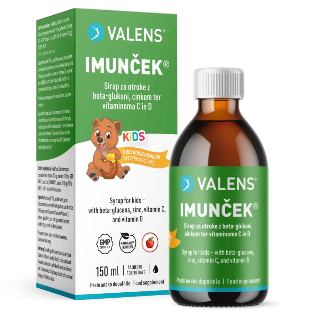 Imunček Valens, sirup za otroke (150 ml)