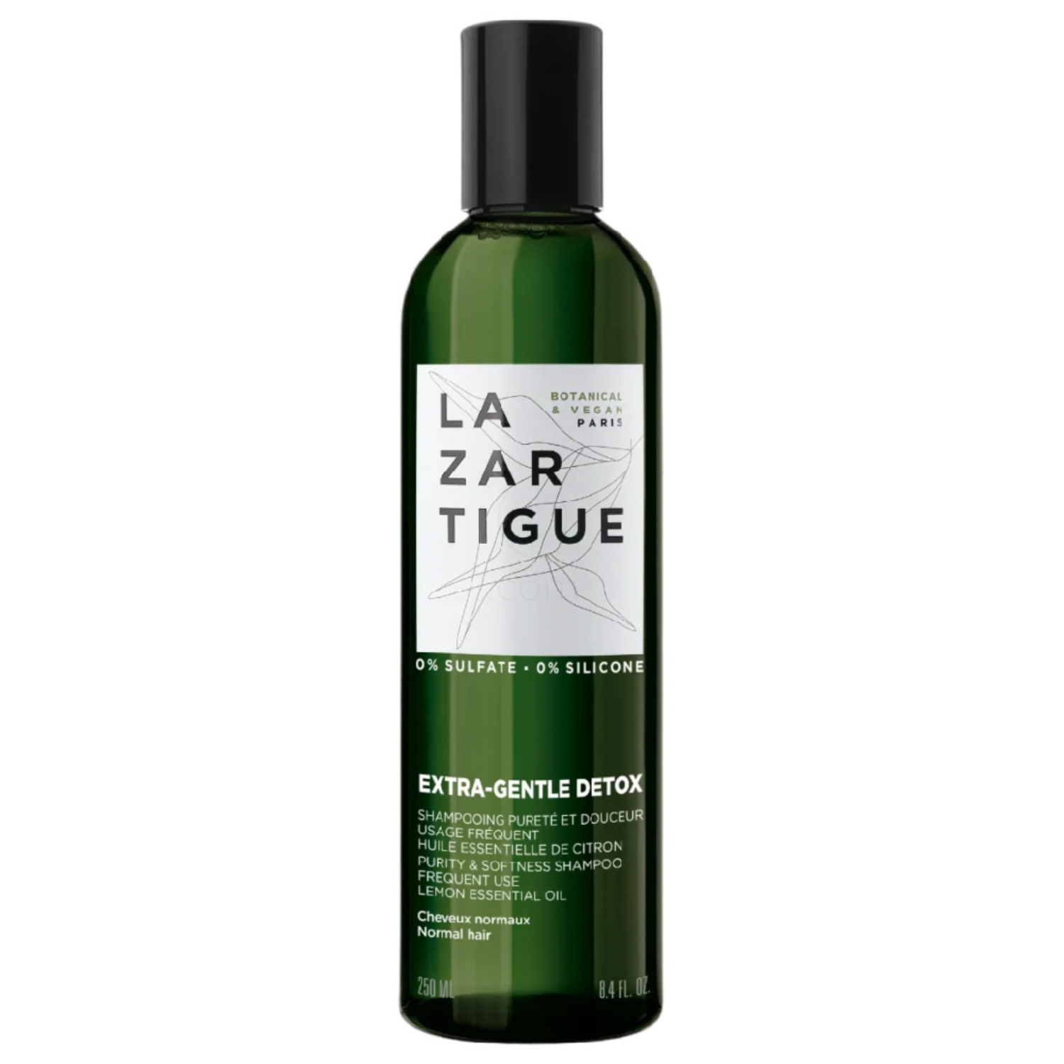 Lazartigue Extra-Gentle Detox, razstrupljevalni šampon za lasišče in lase (250 ml)