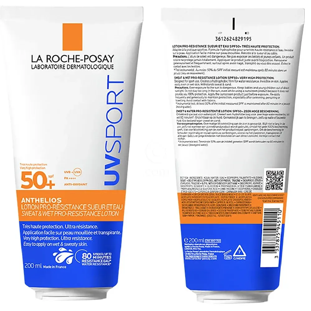 LRP Anthelios UVSport, losjon za zaščito pred soncem ZF50+ (200 ml)