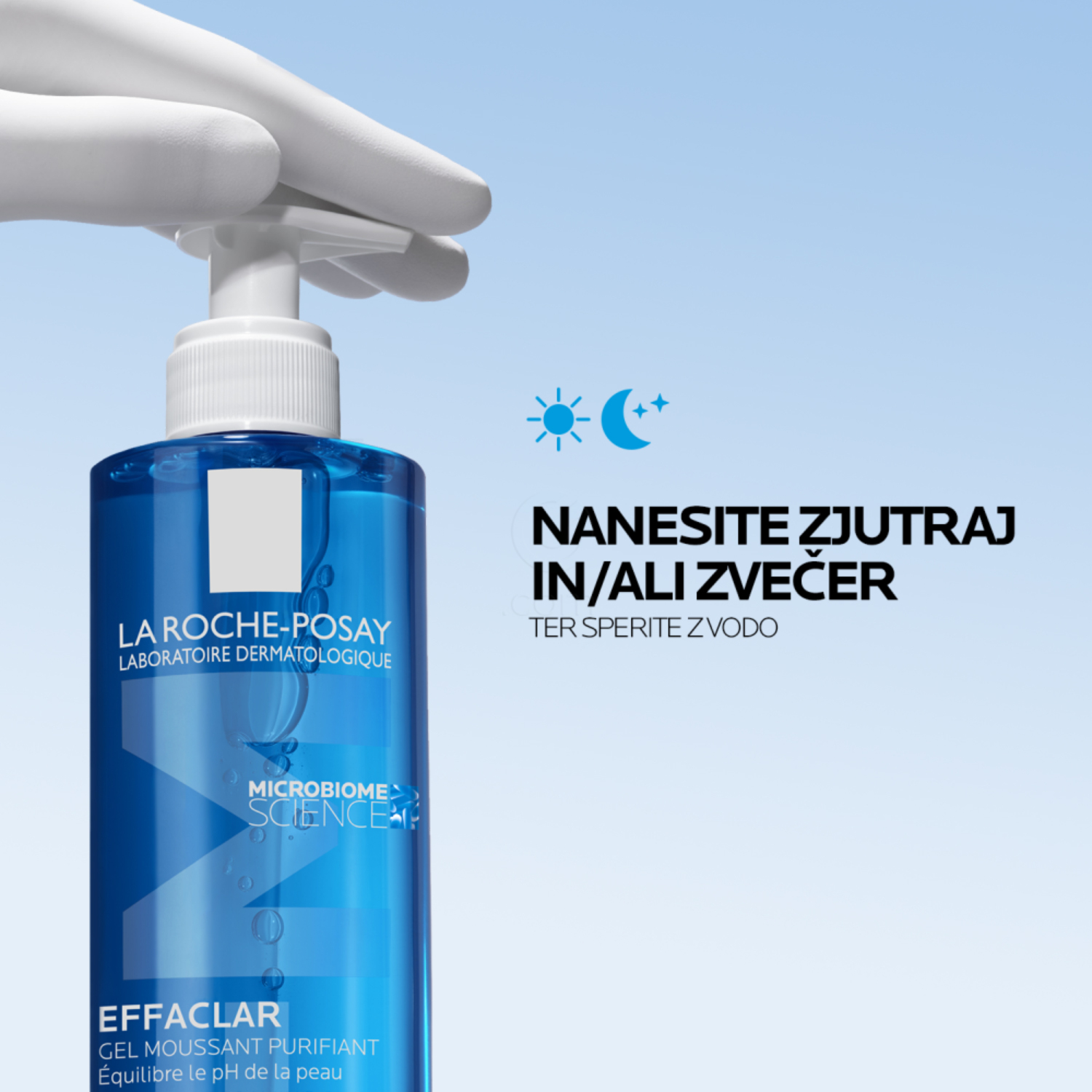 LRP Effaclar +M, peneči čistilni gel (200 ml)