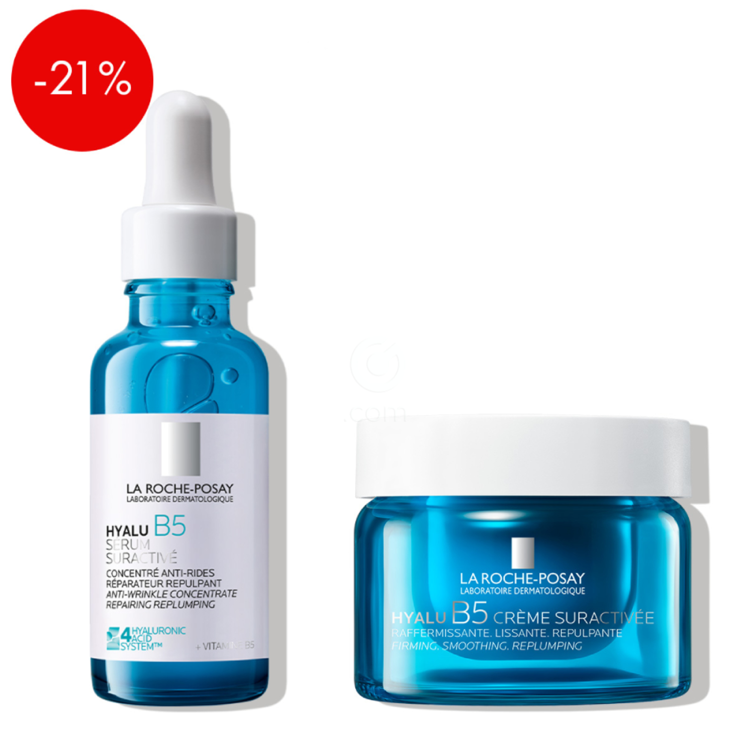 LRP Hyalu B5, rutina za globinsko hidracijo in polnost kože s hialuronsko kislino (50 ml + 30 ml)