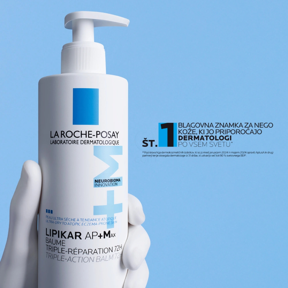 LRP Lipikar AP+M MAX, balzam s trojnim delovanjem (400 ml)