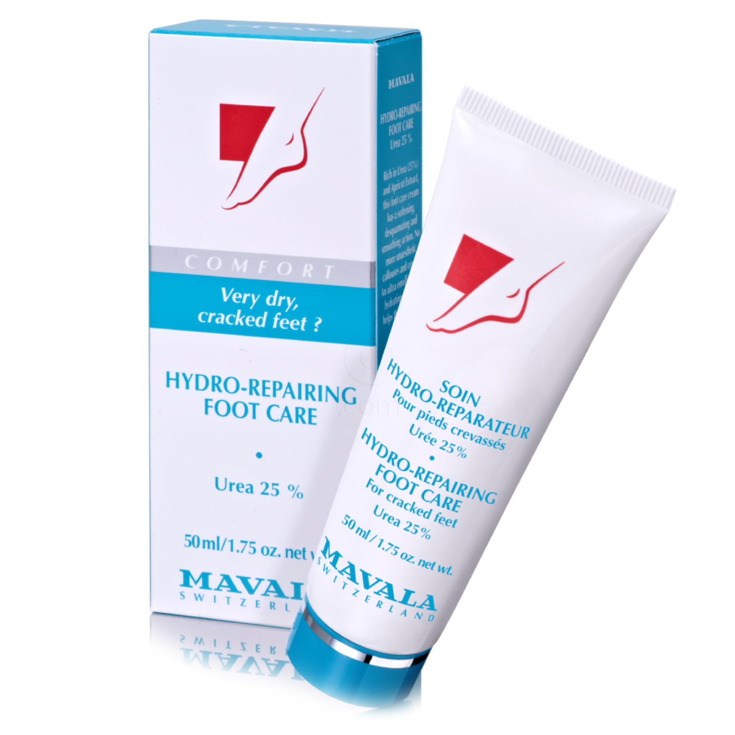 Mavala, intenzivna krema za zelo suha stopala s 25 % uree (50 ml)