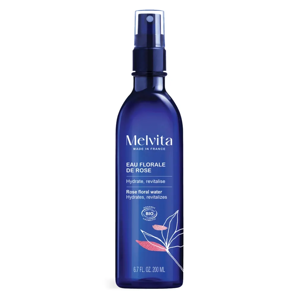 Melvita, cvetna vodica damaščanske vrtnice (200 ml)