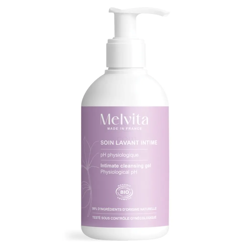 Melvita Gel za intimno nego, nežen čistilni gel za vsakodnevno intimno higieno (225 ml)