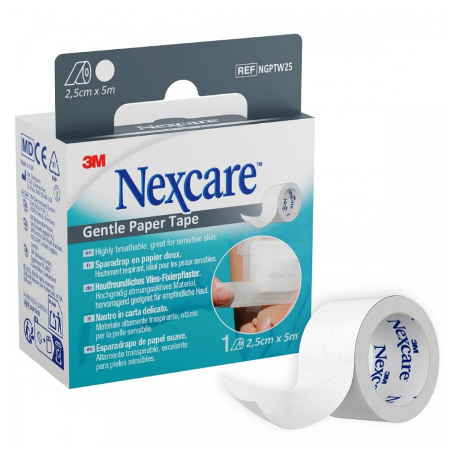 Nexcare papirni lepilni trak