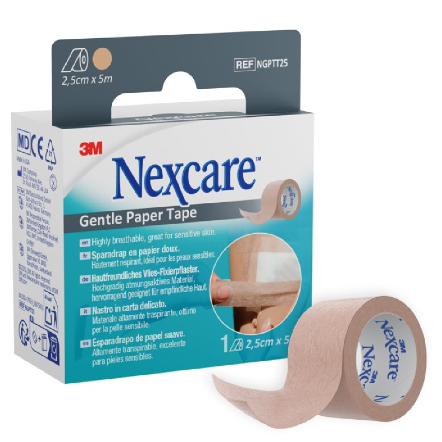 Nexcare papirni lepilni trak