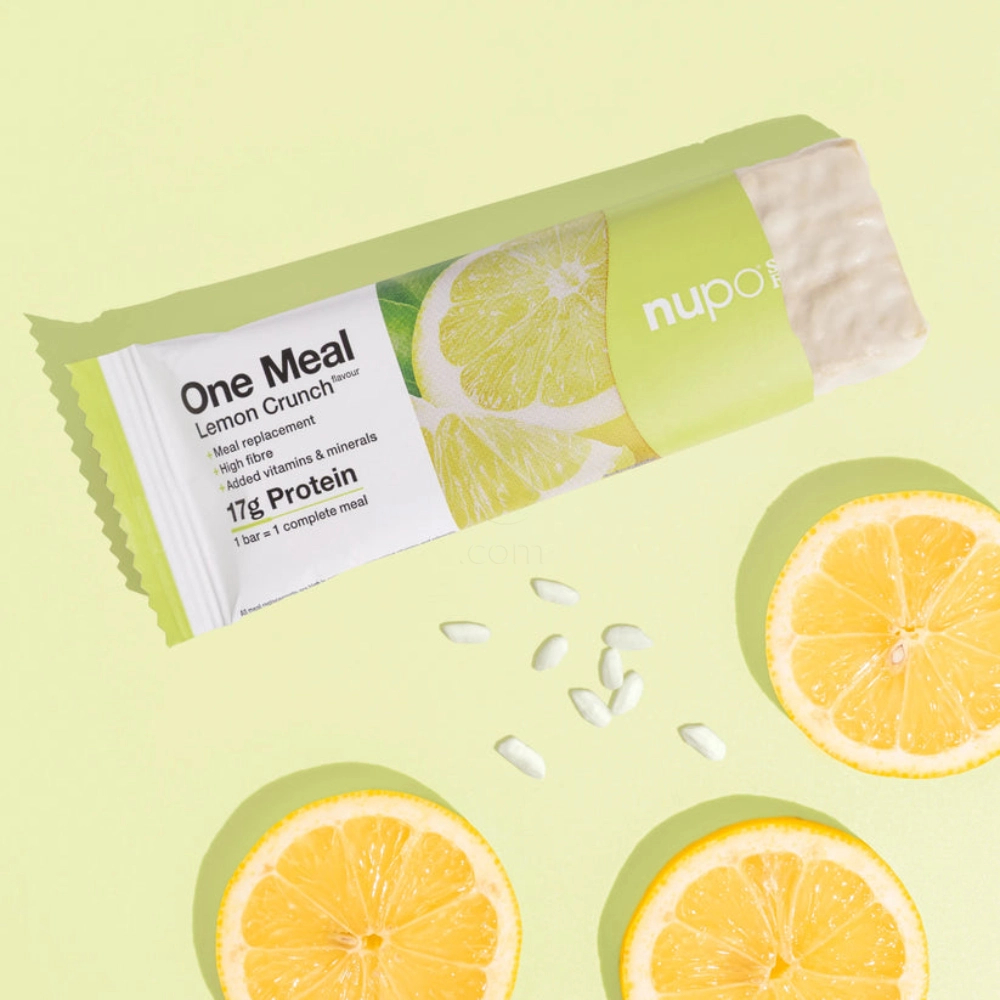 Nupo One Meal, ploščica za nadomestitev obroka - Lemon Crunch (15 x 60 g)