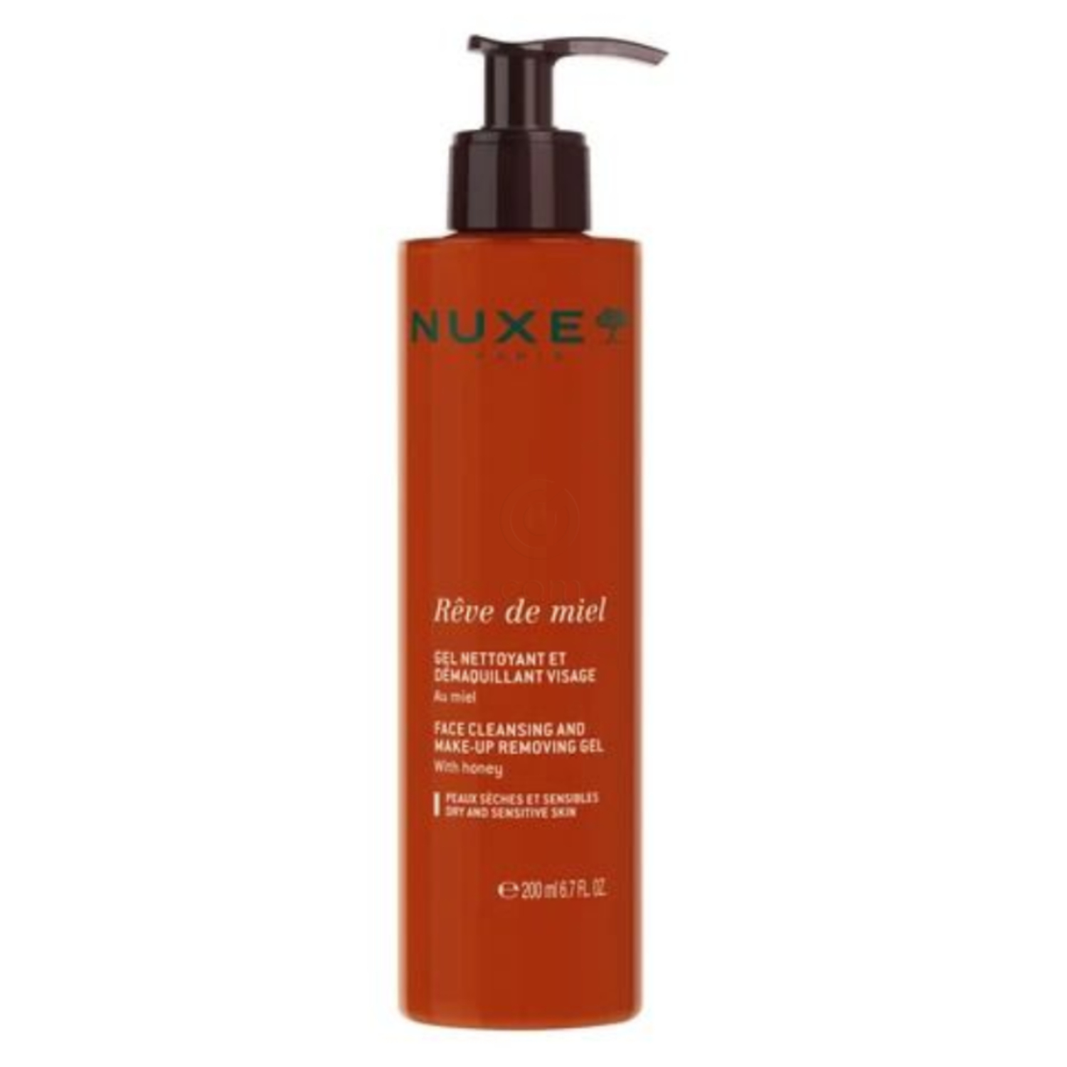 Nuxe Reve de Miel, čistilni gel za obraz in odstranjevanje ličil (200 ml)
