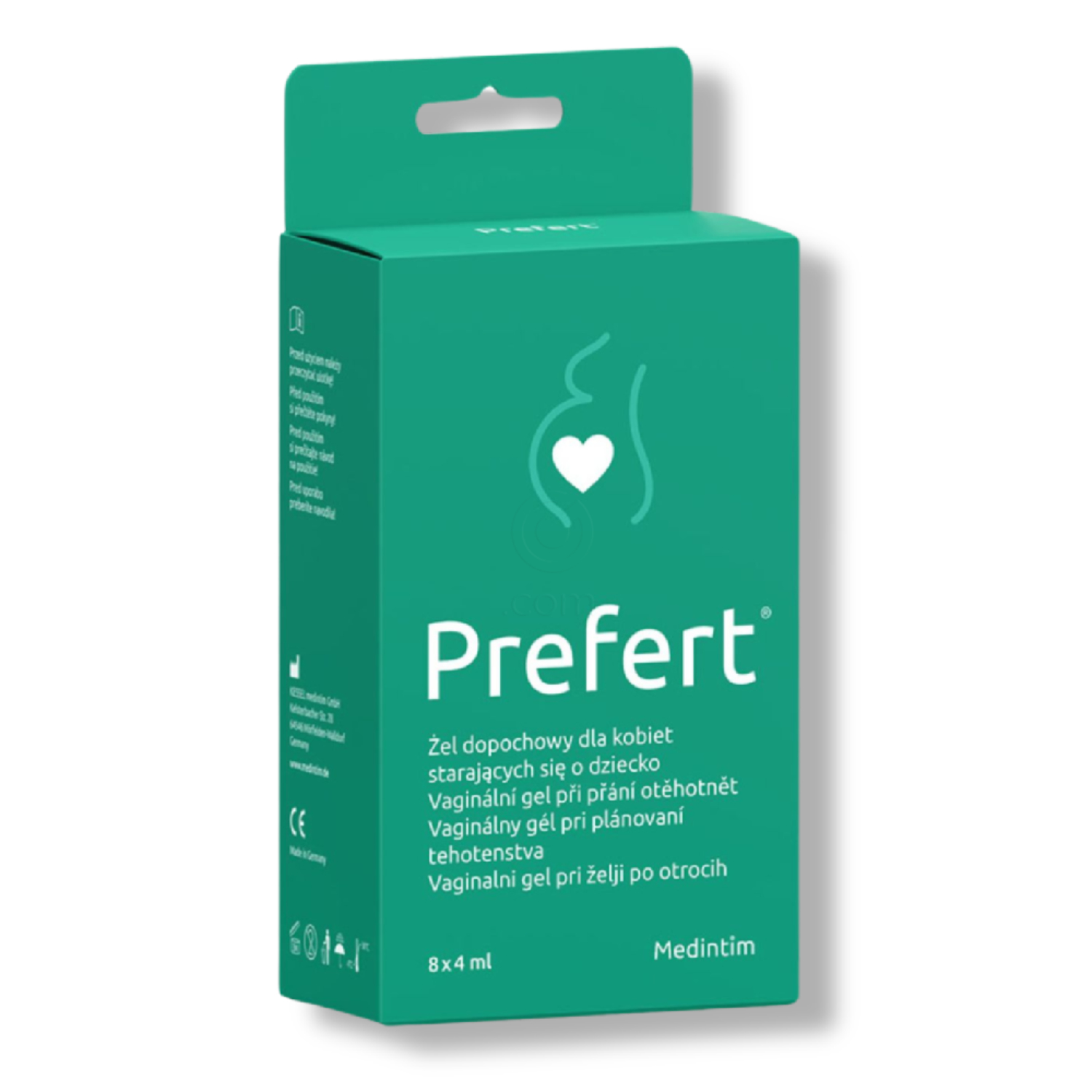 Prefert, vaginalni gel v aplikatorjih (8 x 4 ml)