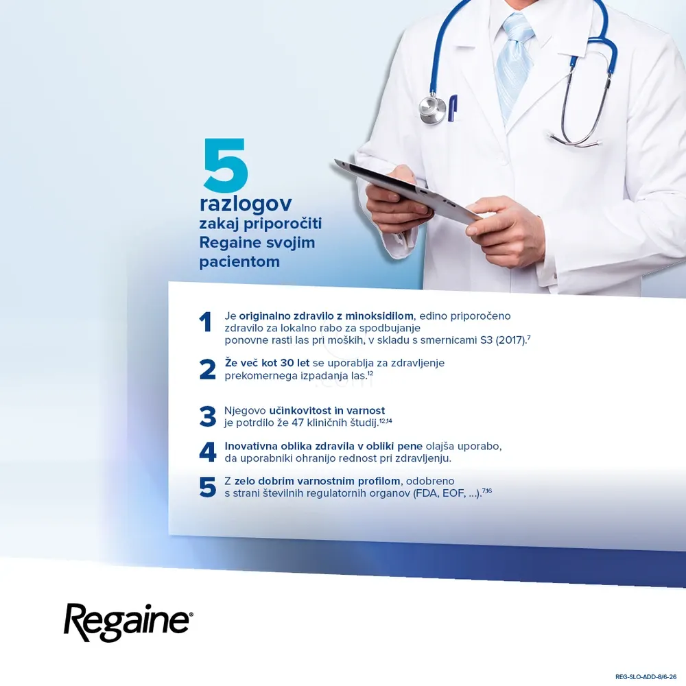 Regaine 50 mg/g, dermalna pena (60 g)