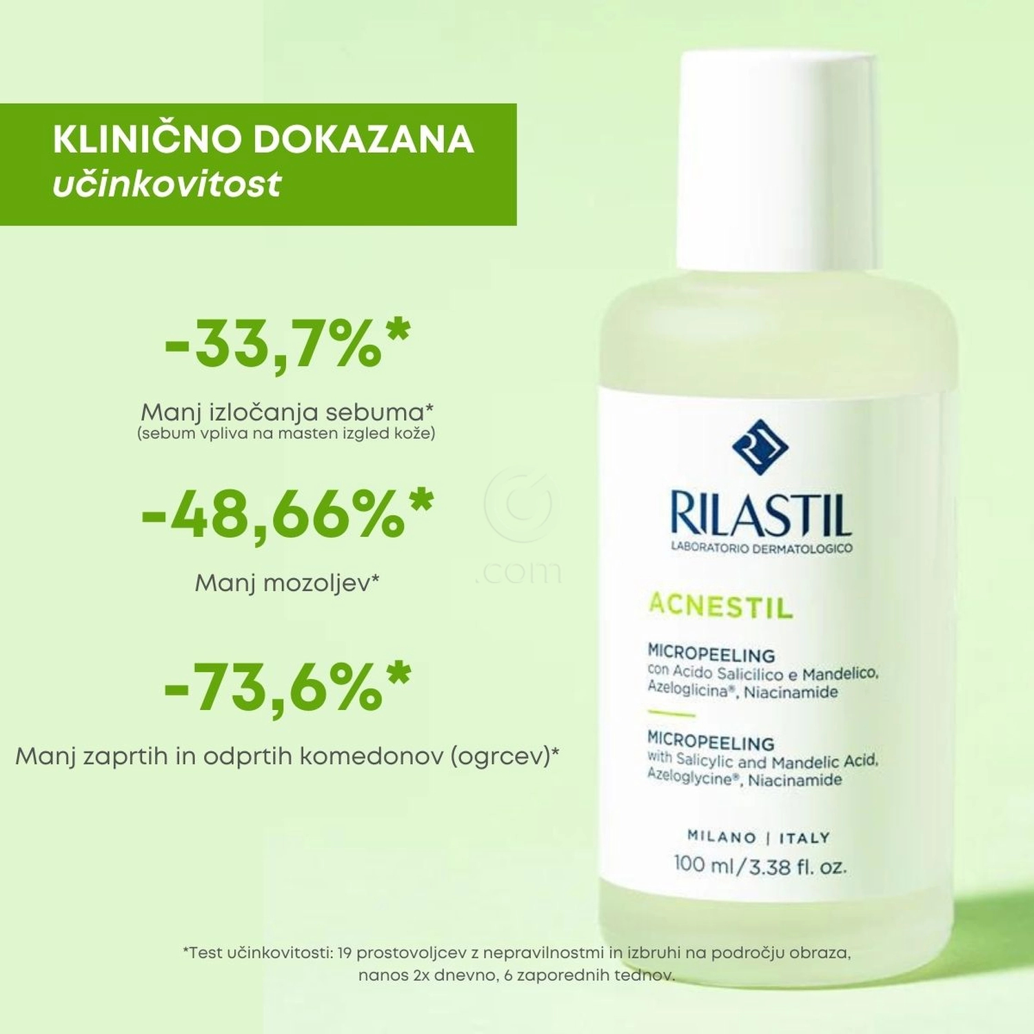 Rilastil Acnestil, mikropiling (100 ml)