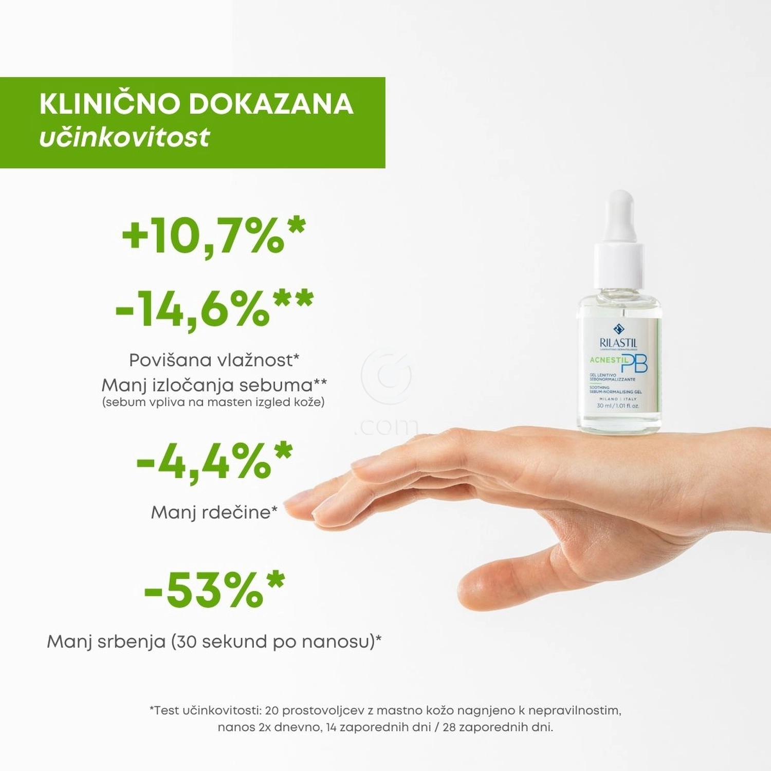 Rilastil Acnestil PB, gel (30 ml)