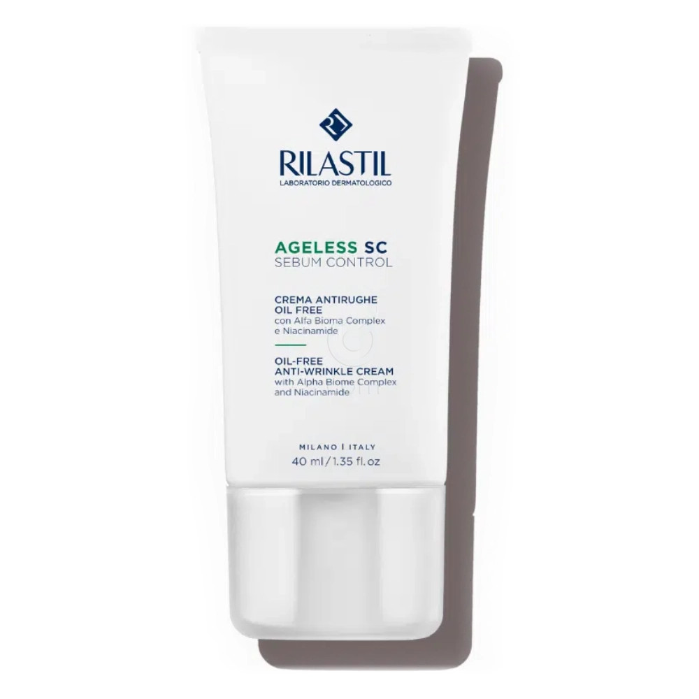 Rilastil Ageless SC, krema proti gubam za mešano in mastno kožo (40 ml)