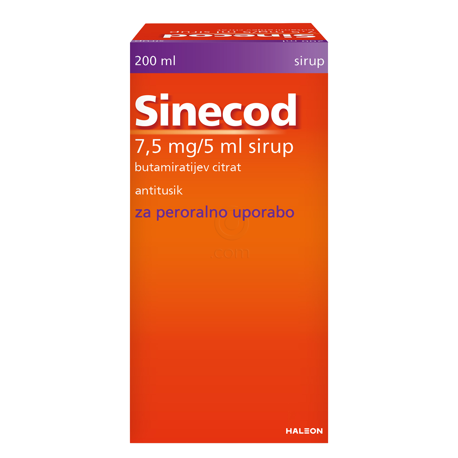 Sinecod 7,5 mg/5 ml, sirup (200 ml)