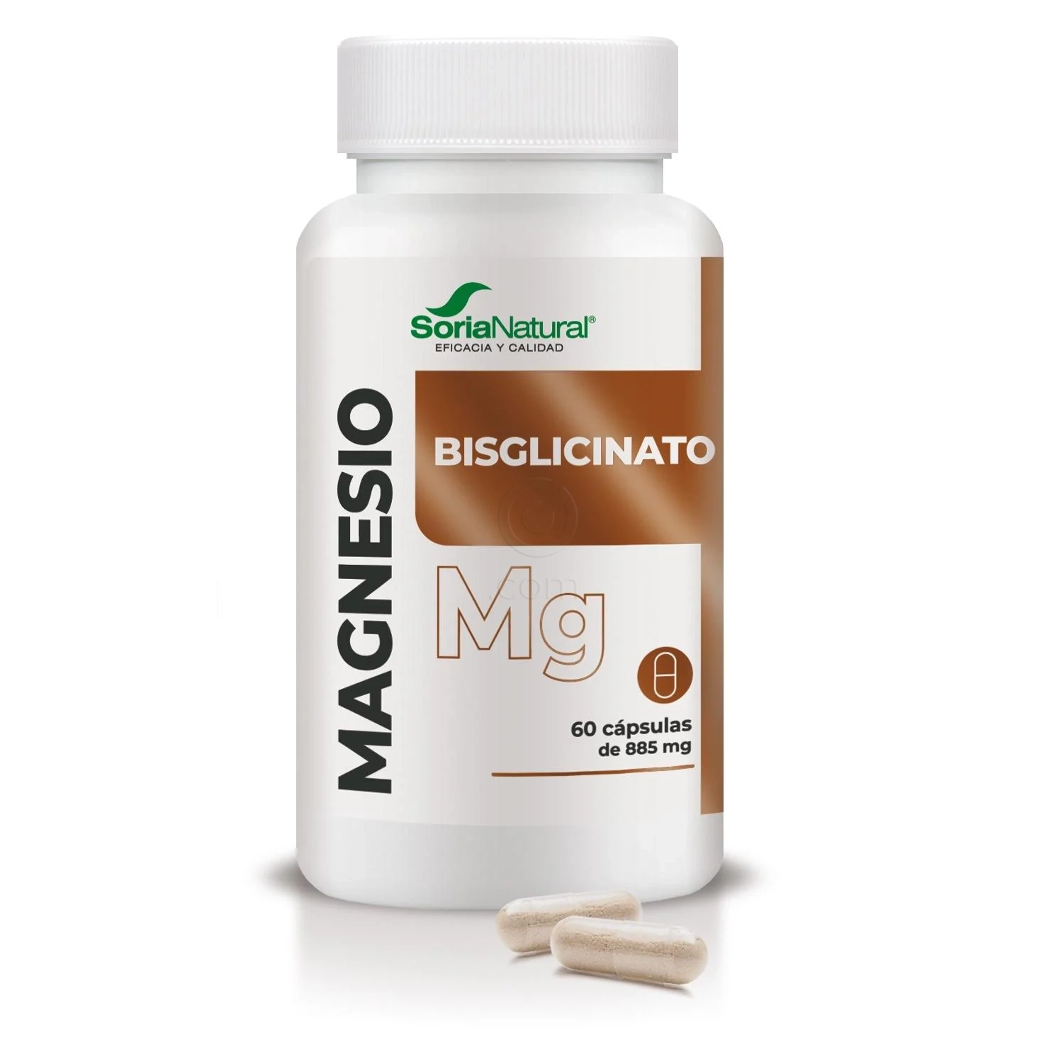 Soria Natural Magnezij bisglicinat, kapsule (60 kapsul)
