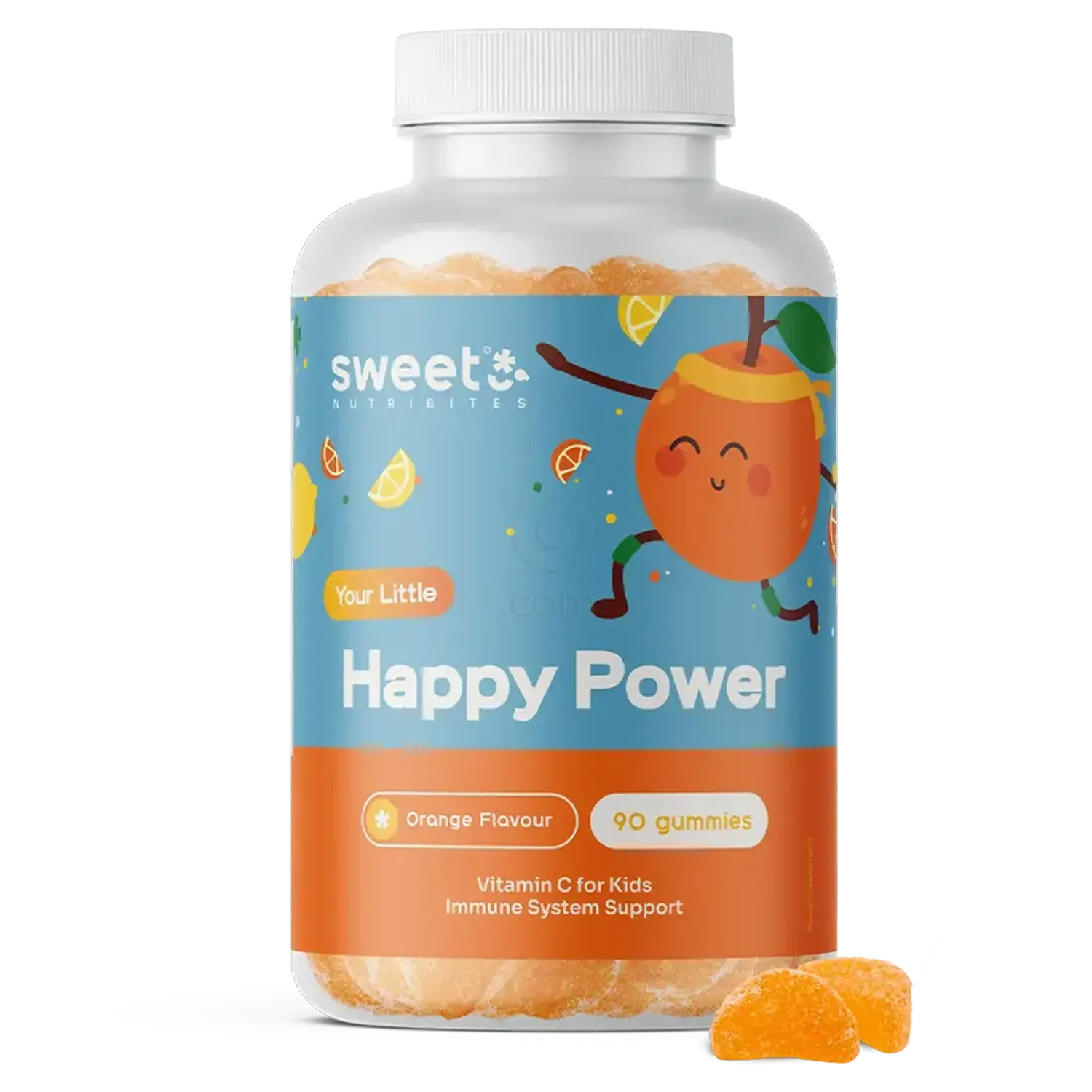 Sweet Nutribites Happy Power Vitamin C - prehransko dopolnilo z vitaminom C za otroke v obliki gumijastih bonbonov