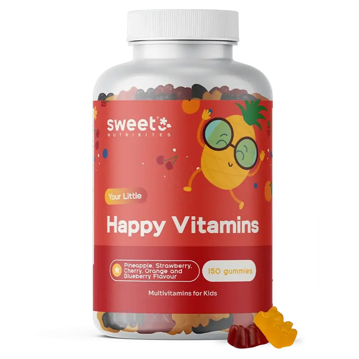 Sweet Nutribites Happy Vitamins - prehransko dopolnilo z multivitamini za otroke v obliki gumi bonbonov