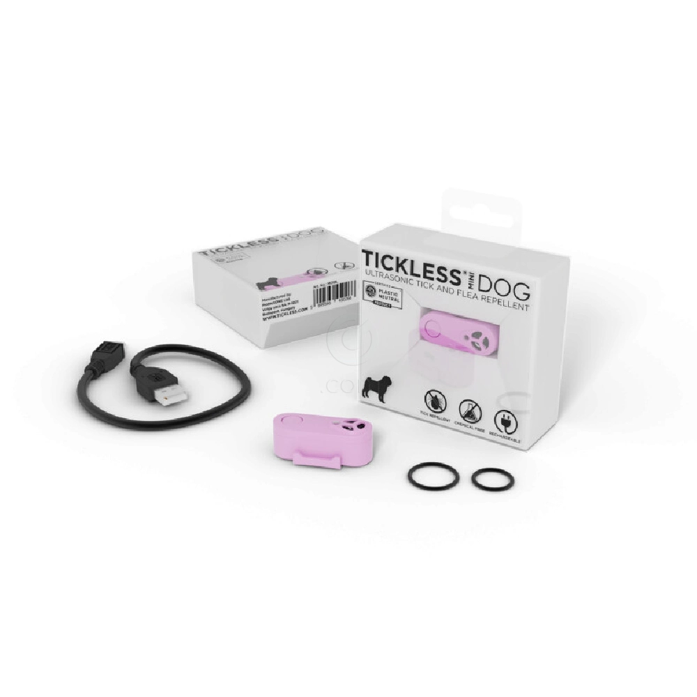Tickless MINI, ultrazvočni odganjalec klopov in bolh za pse vseh velikosti in mačke - Vijoličen (1 naprava)