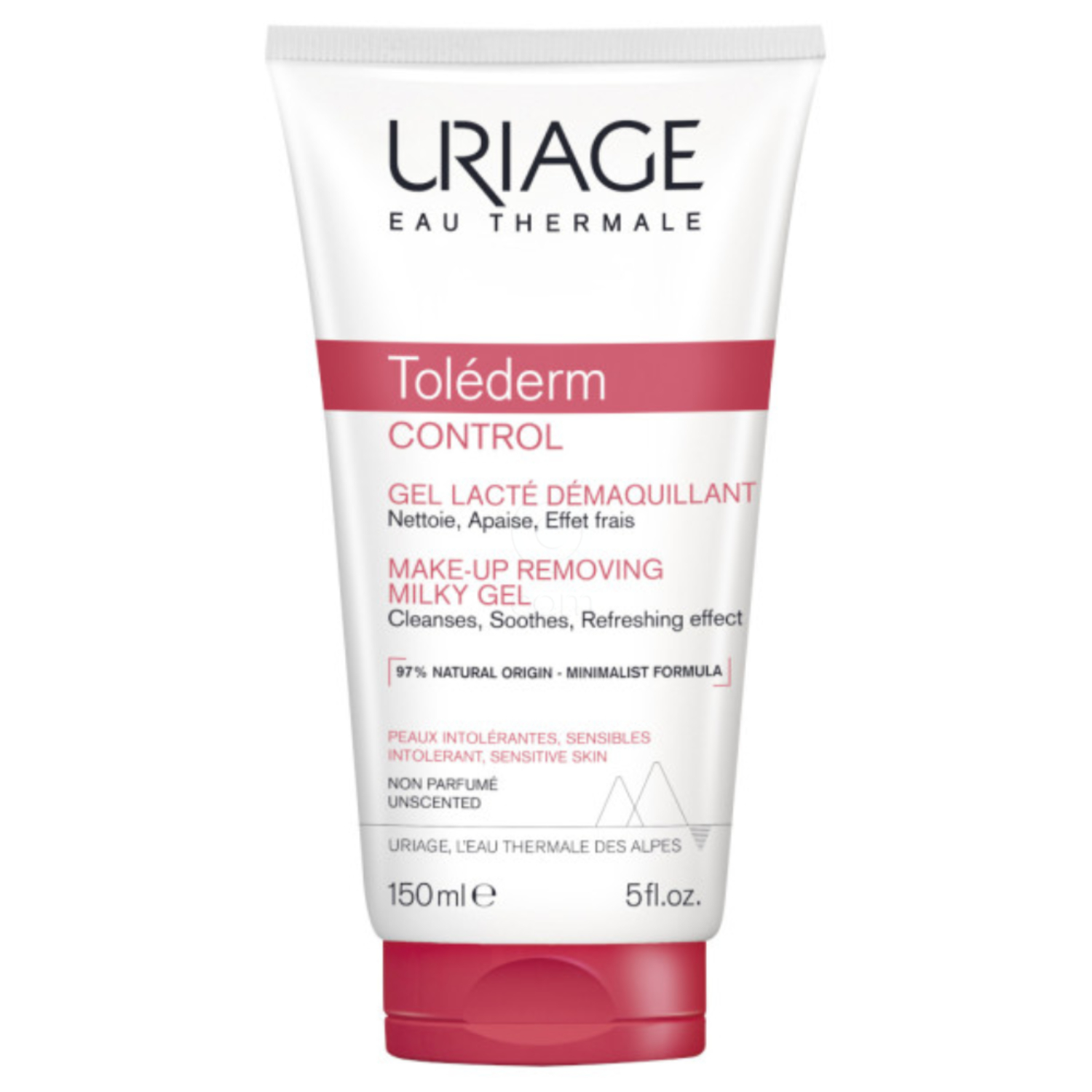Uriage Tolederm Control, mlečni gel za odstranjevanje ličil (150 ml)