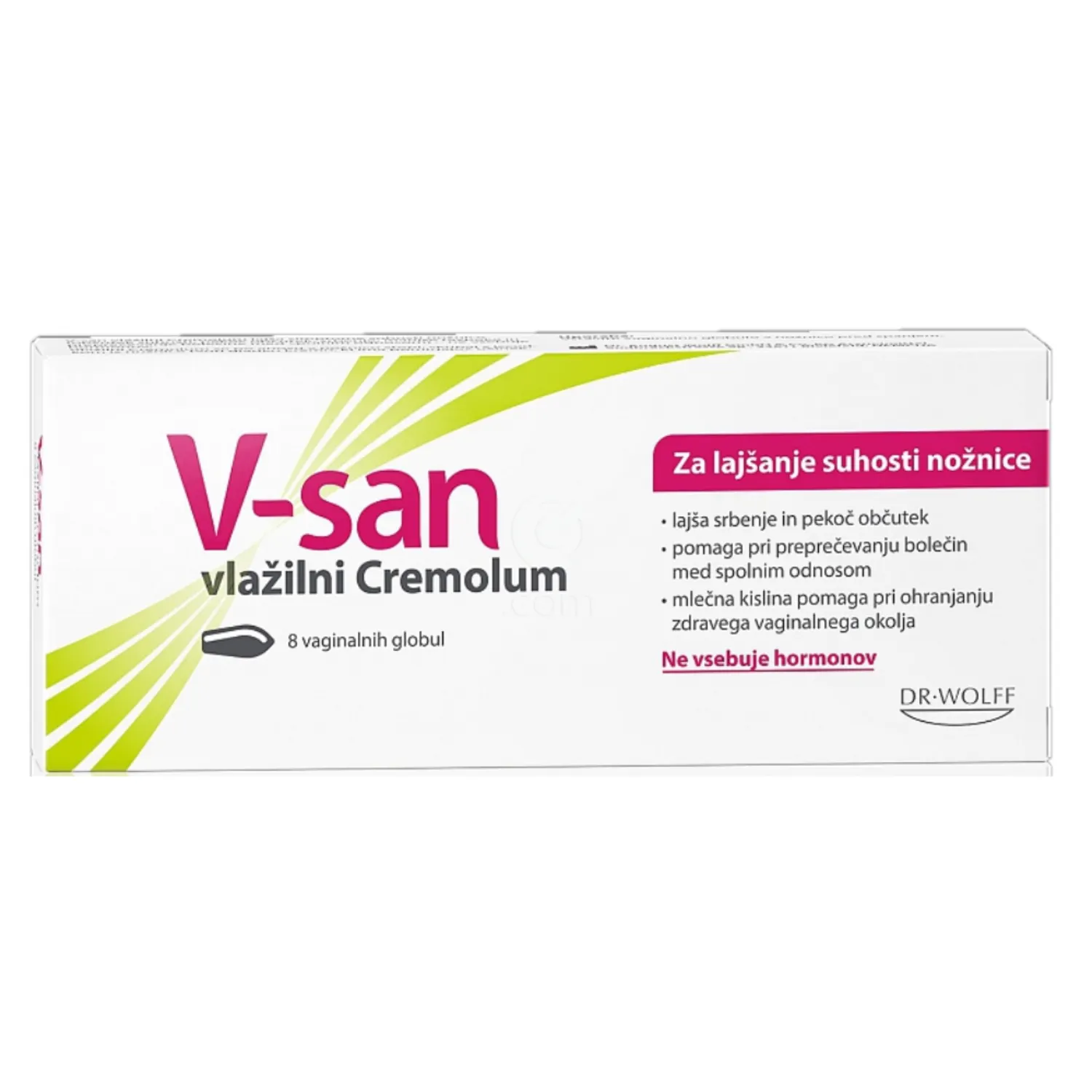 v-san vaginalne globule
