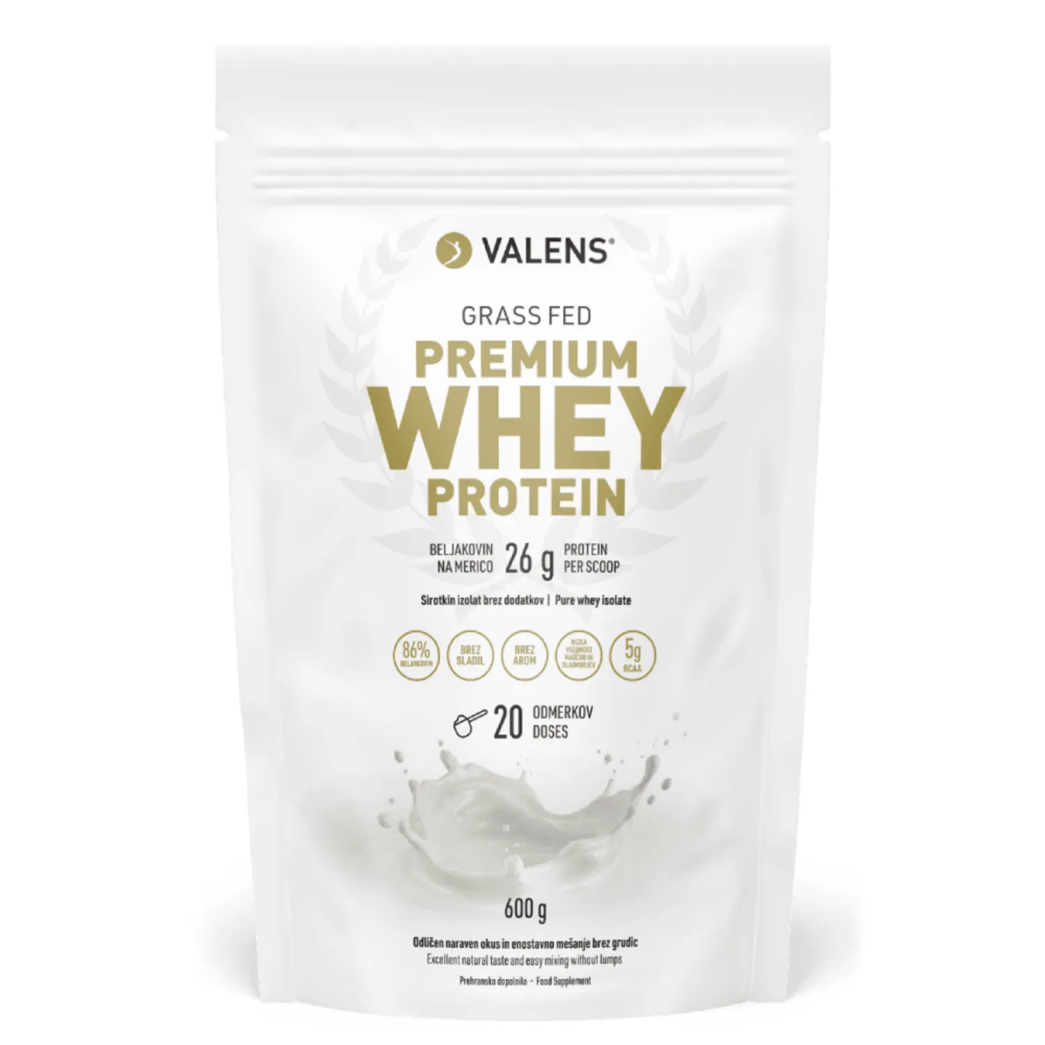 Valens Premium Whey protein prašek 600g
