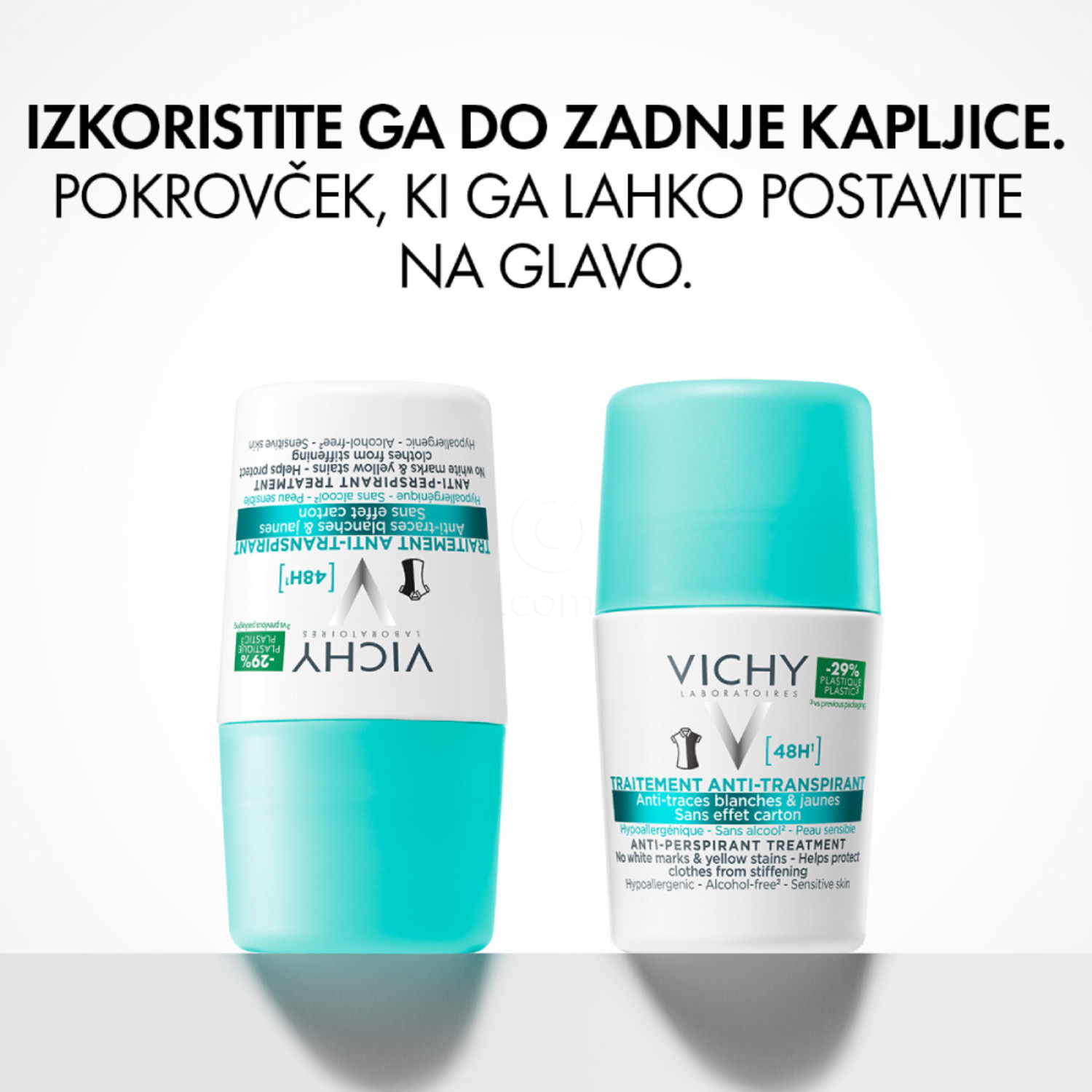 Vichy Anti-Traces, deodorant roll-on (50 ml)