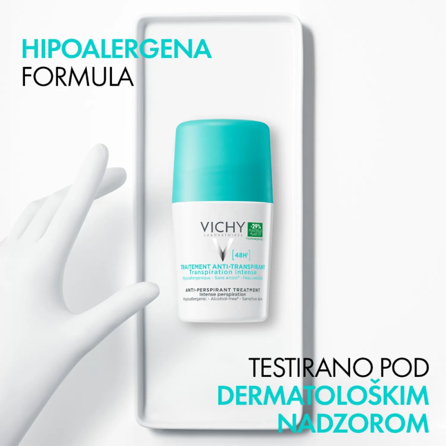 Vichy Deo, deodorant z antiperspirantom za uravnavanje potenja 48h (50 ml)