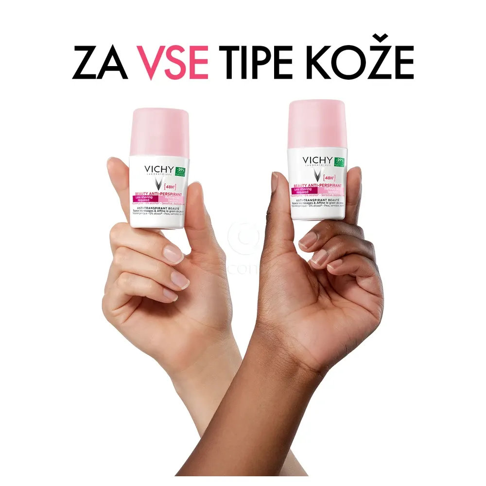 Vichy Beauty Antiperspirant, 48-urna deo zaščita proti potenju in vonjavam (50 ml)
