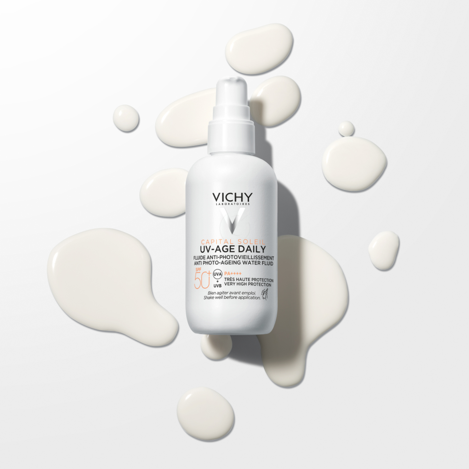 Vichy Capital Soleil, UV-AGE neobarvan dnevni fluid za obraz - ZF50+ (80 ml)
