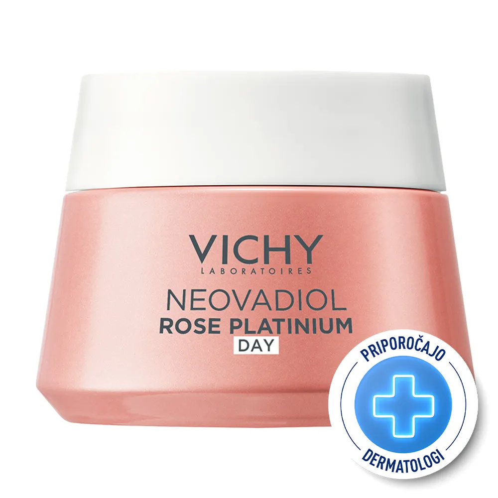 Vichy Neovadiol Rose Platinum, rožnata dnevna krema za učvrstitev in poživitev kože (50 ml)