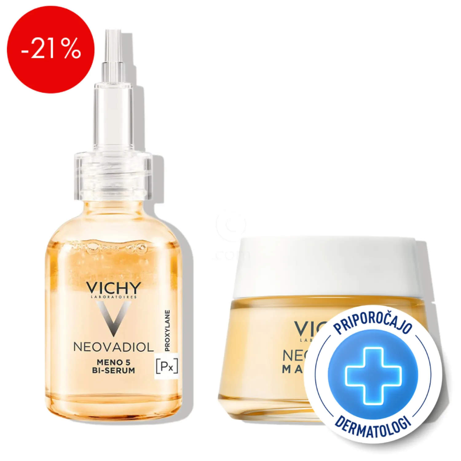 Vichy Neovadiol, rutina za obnovo in revitalizacijo kože v menopavzi (50 ml + 30 ml)