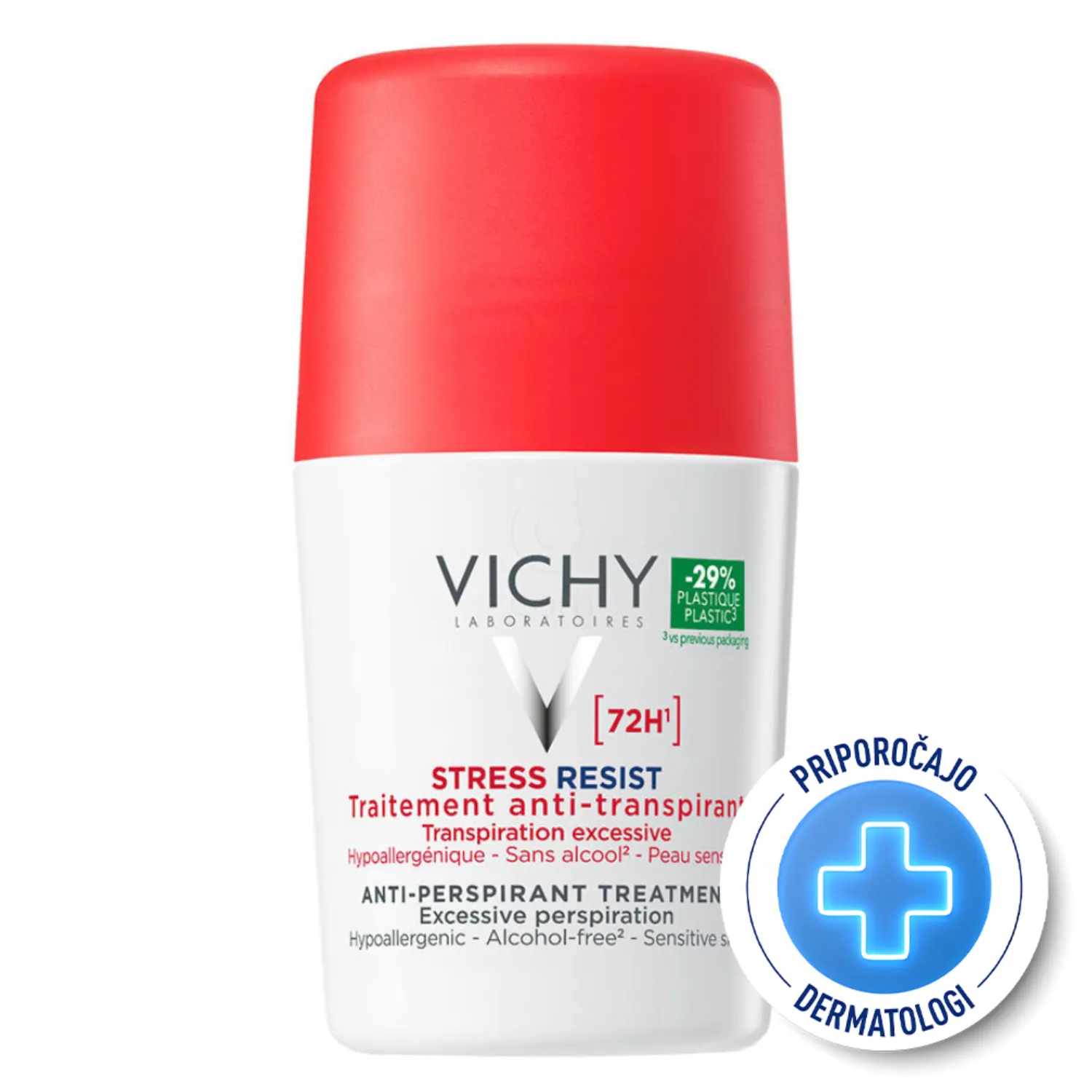 Vichy Stress Resist, 72h intenzivni antitranspirant roll-on (50 ml)