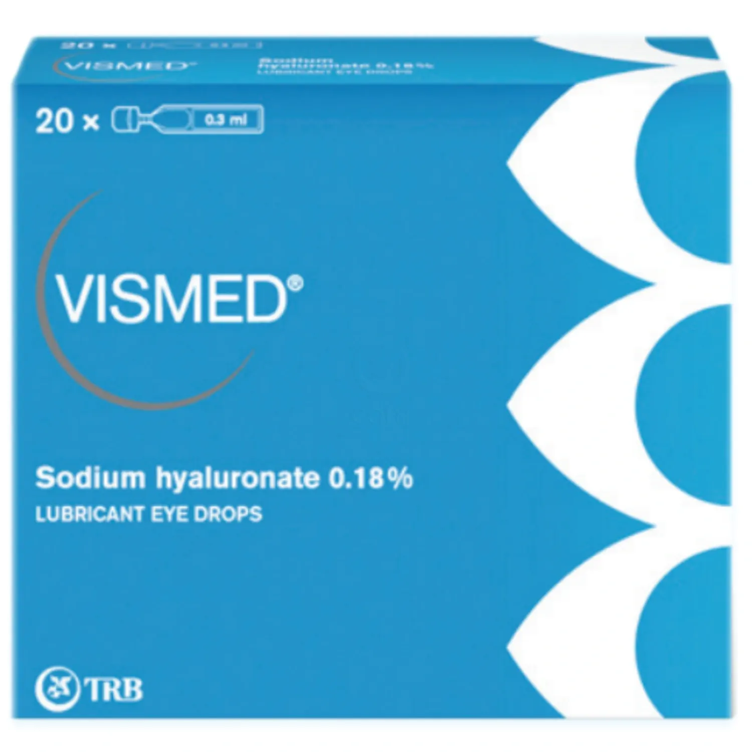 Vismed enoodmerne kapljice za oči (20 x 0,3 ml)