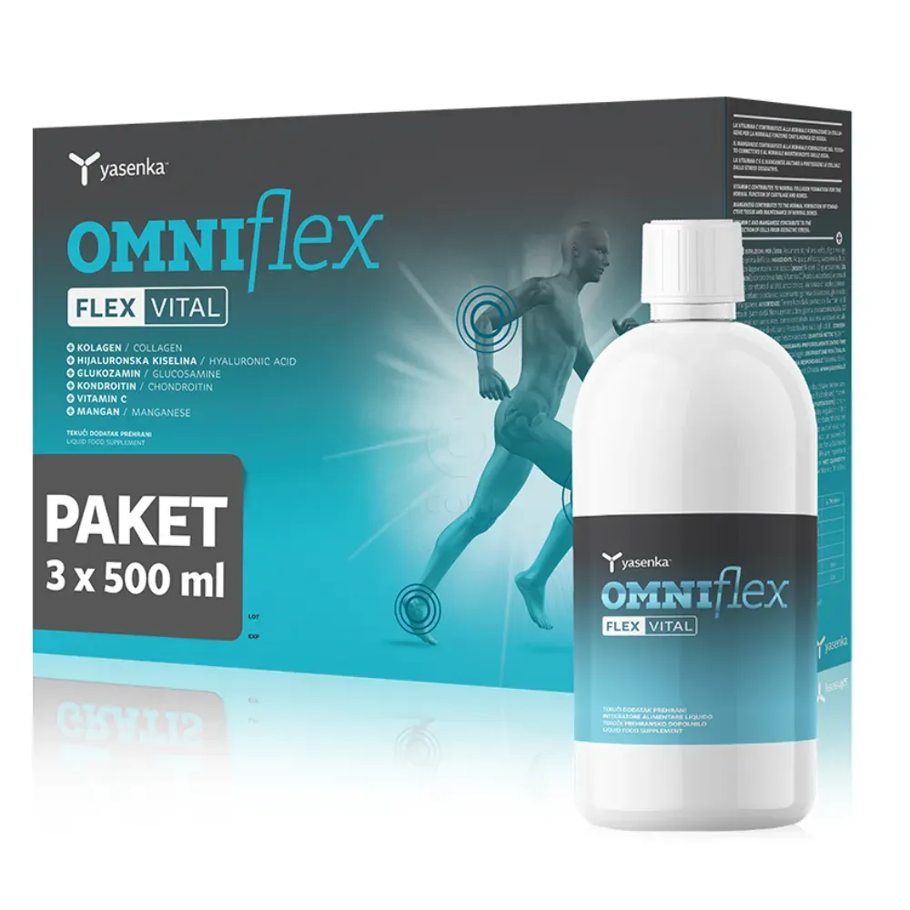 Yasenka OmniFlex Flexivital, tekočina (3 x 500 ml)