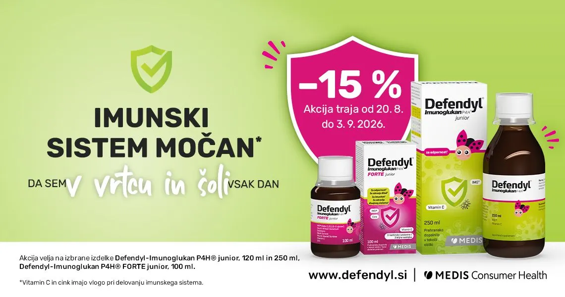 Defendyl Imunoglukan izbrani izdelki (-15%)
