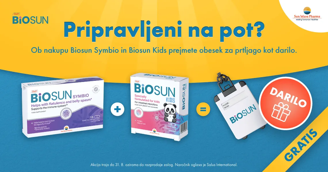 SWP BioSUN Symbio in BioSUN Kids (-15%) + darilo ob nakupu 2 ali več izdlekov