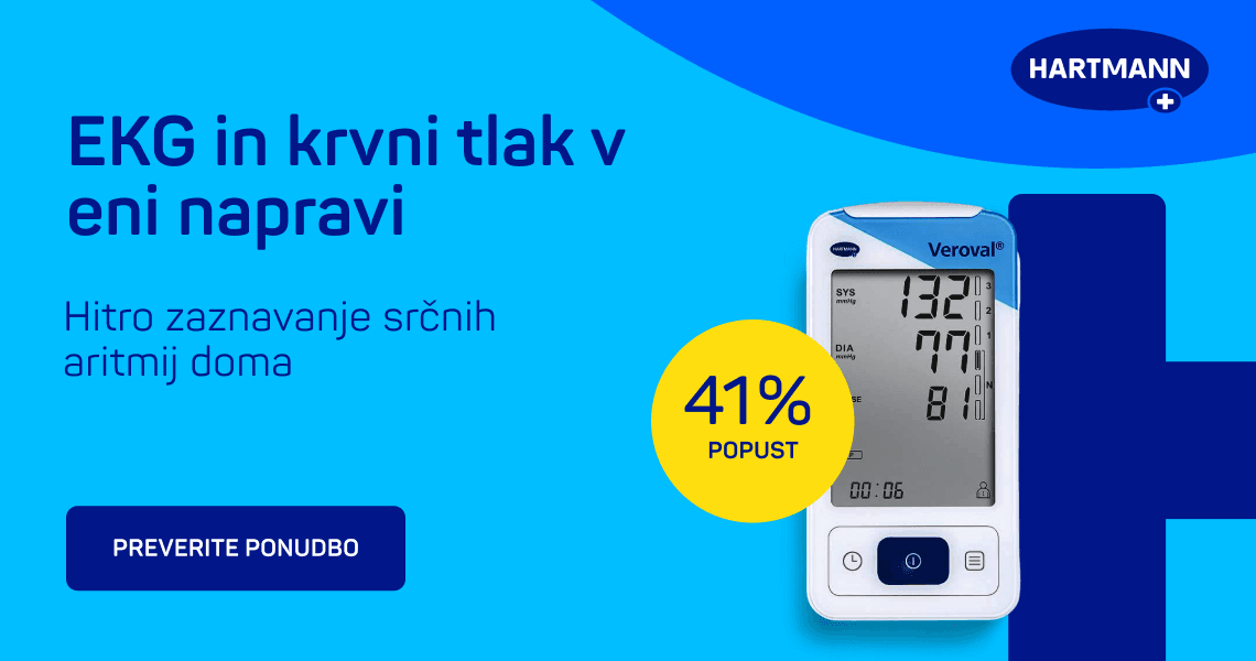 Veroval merilnik krvnega tlaka in srčnega ritma (EKG) (-41%)