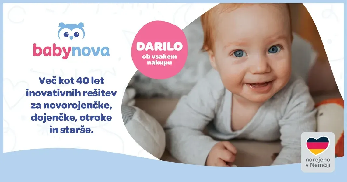 Baby-Nova - darilo presenečenja ob vsakem nakupu.