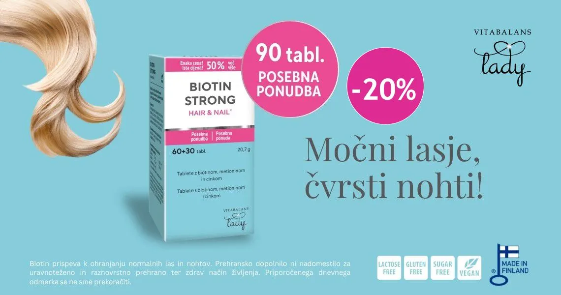 Vitabalans Biotin Strong 90 tablet (-20%)
