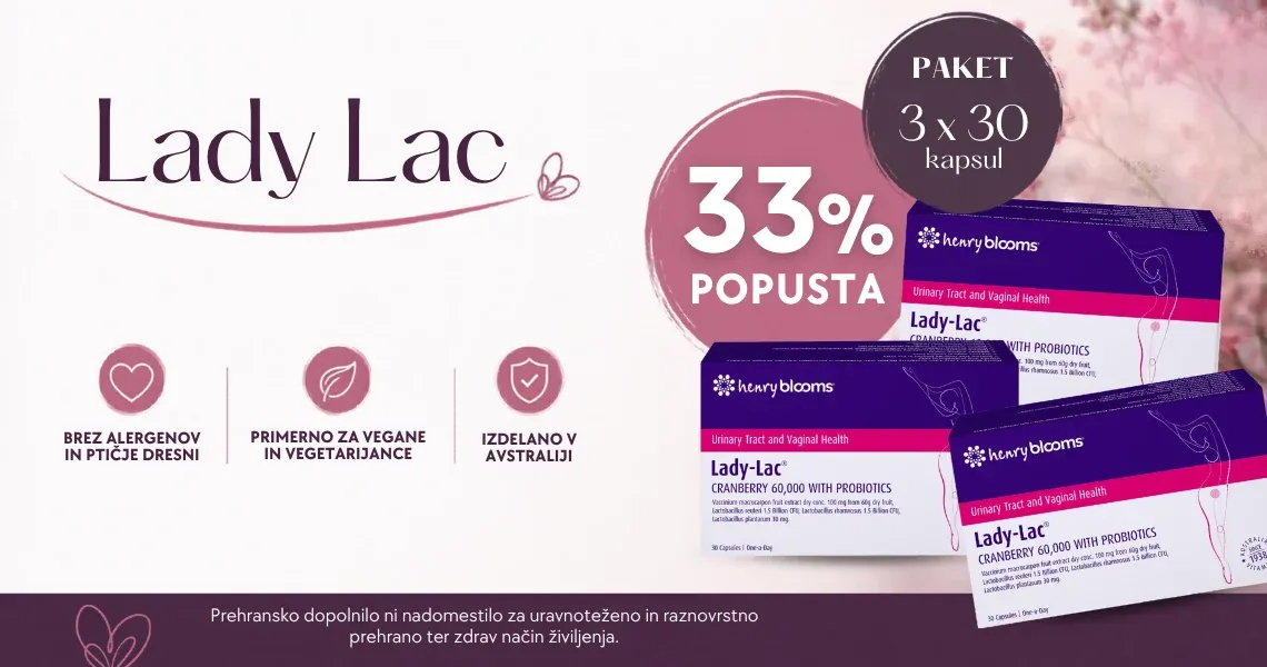 Odlična ponudba: Blooms Lady-Lac paket (3 x 30 kapsul)