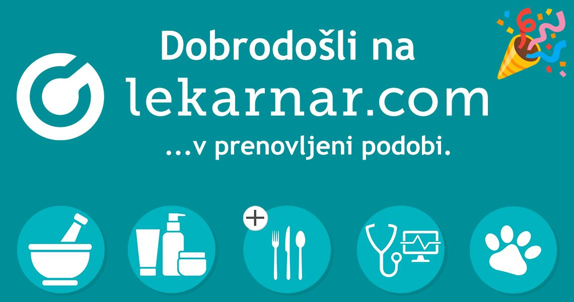 Dobrodošli v prenovljeni spletni lekarni Lekarnar.com!