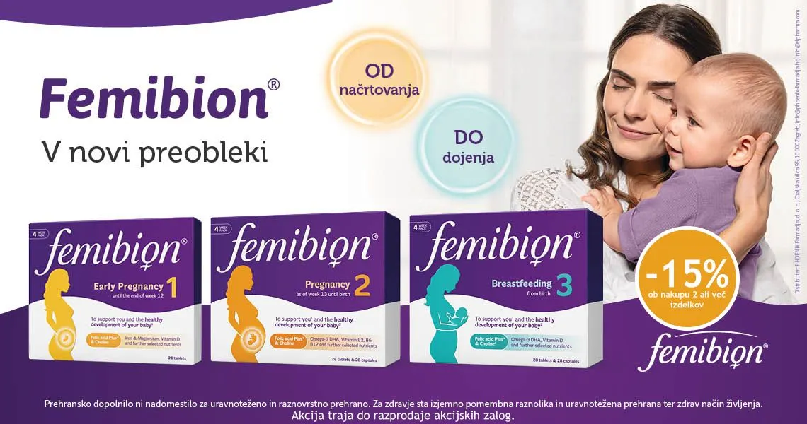 Femibion 1, 2 in 3 (2x=-15%)