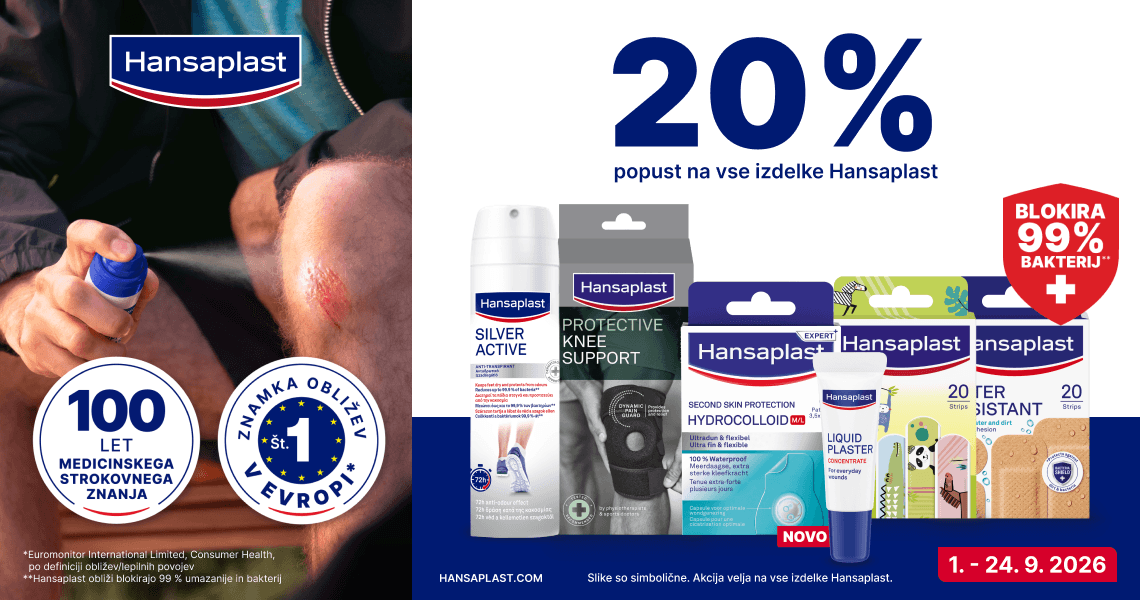 Vsi izdelki Hansaplast (-20%)