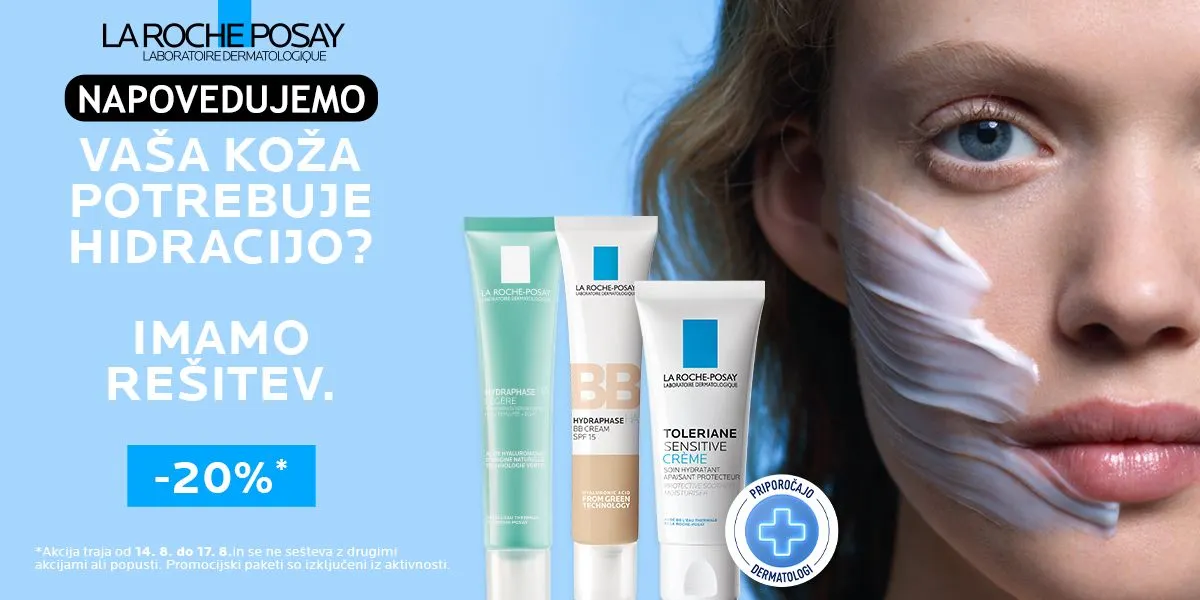 Napovedujemo: Vikend akcija - La Roche-Posay nega obraza (-20%)