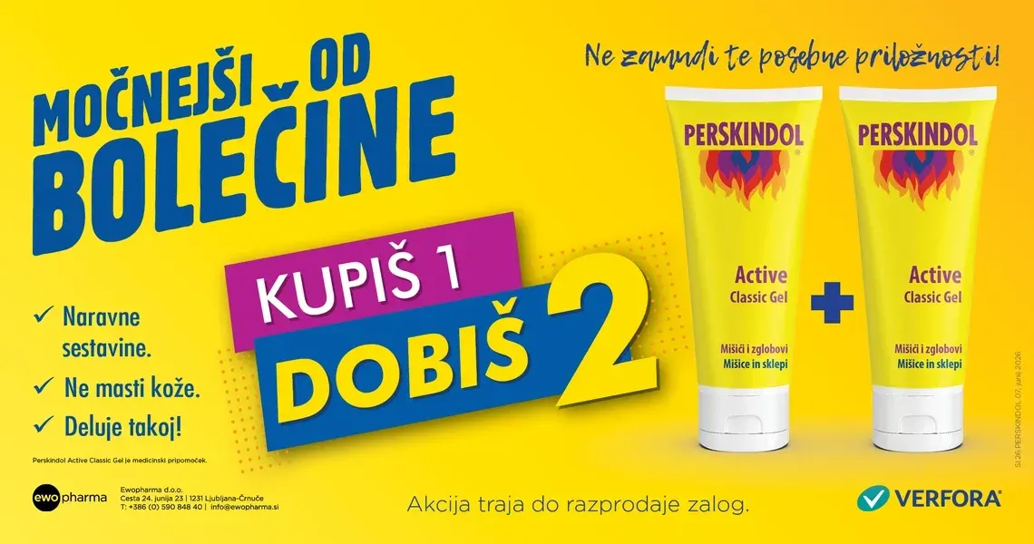 Perskindol Active Classic, gel (1+1)