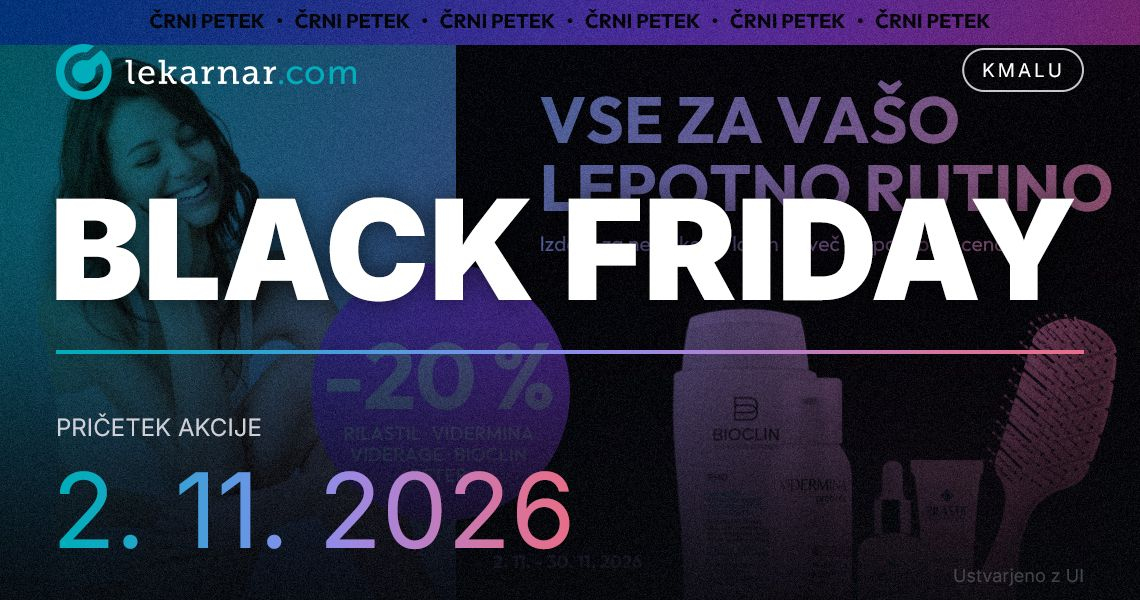 Napovedujemo: Rilastil, Vidermina in Bioclin Black Friday (-20%)