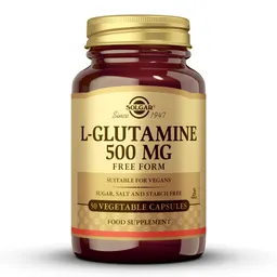 Solgar L-glutamin 500 mg, kapsule (50 kapsul)